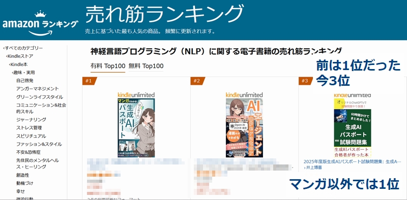ChatGPTsでできる生成AIパスポート試験問題Amazonランキング