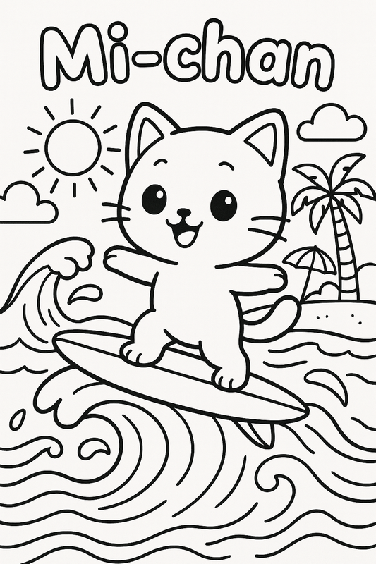 ぬりえ線画